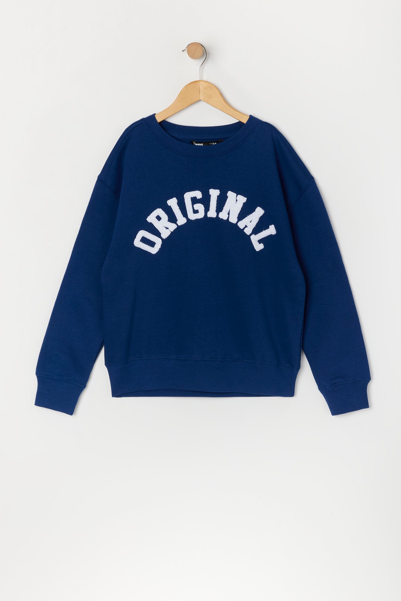 Boys Original Chenille Embroidered Fleece Sweatshirt