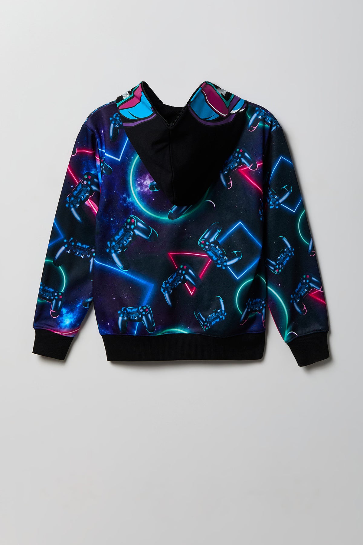 Alt View 3. Kids Mad Skills Peeper Zip-Up Fleece Hoodie - Multi