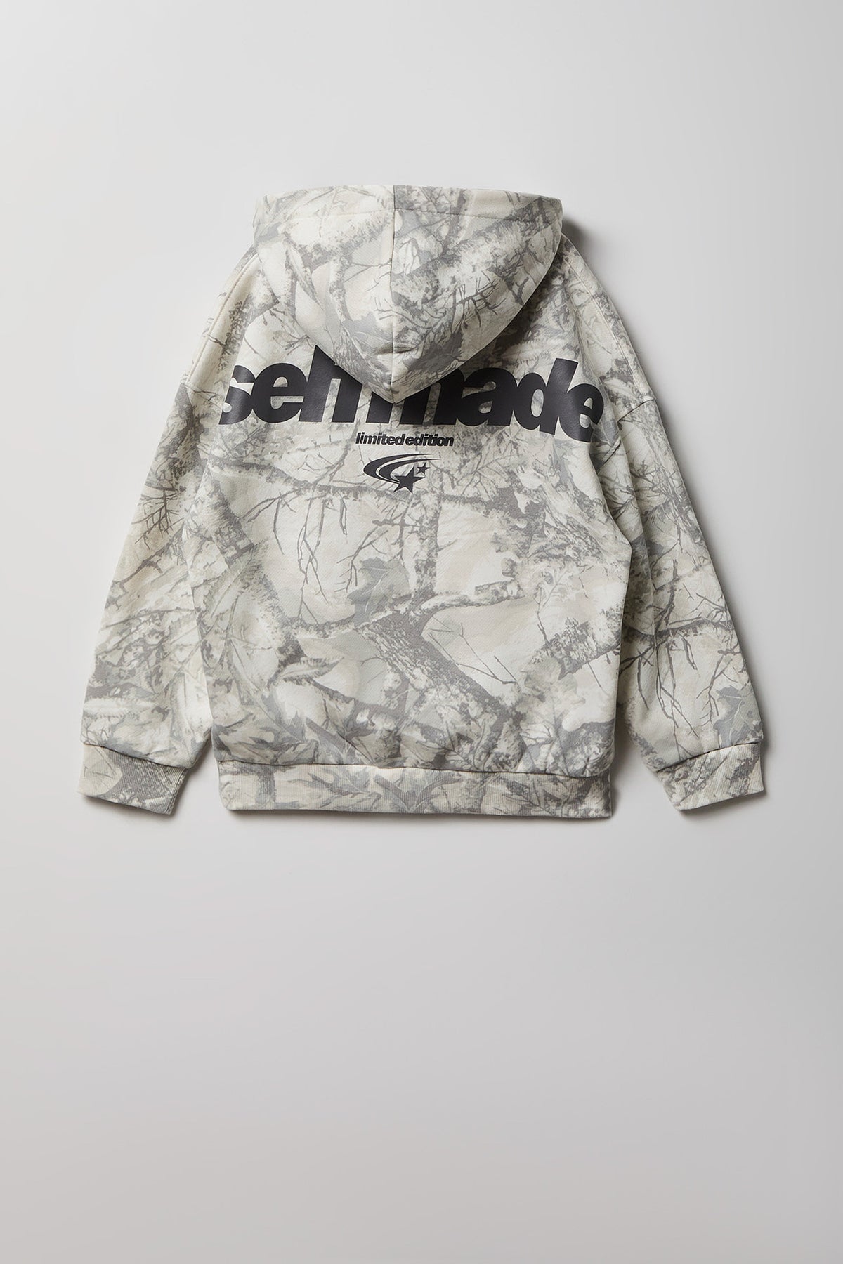 Alt View 2. Kids Fleece Graphic Hoodie - Camouflage