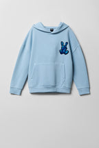 Kids Embroidered Fleece Hoodie