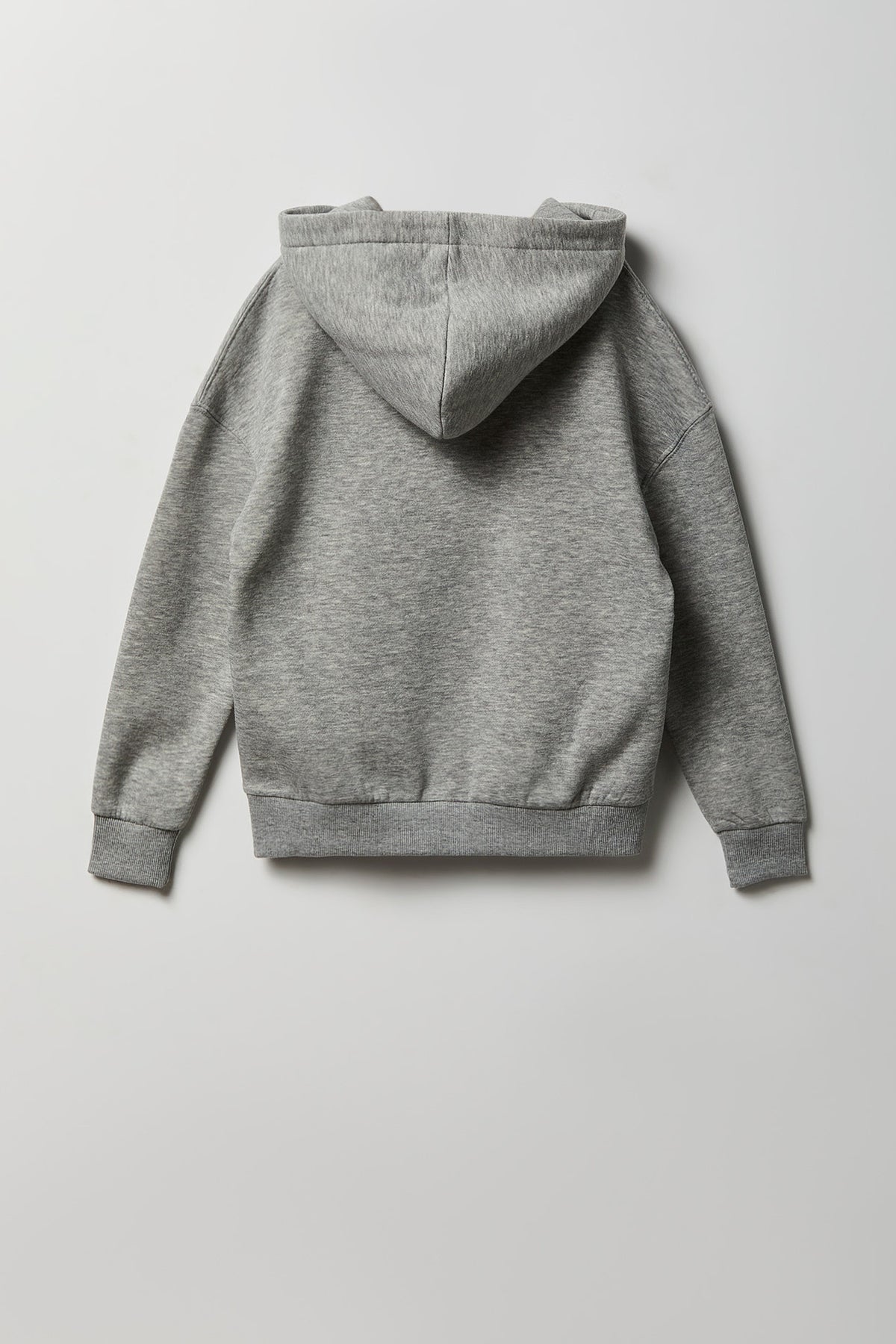 Alt View 2. Kids Embroidered Graffiti Hoodie - Heather Grey