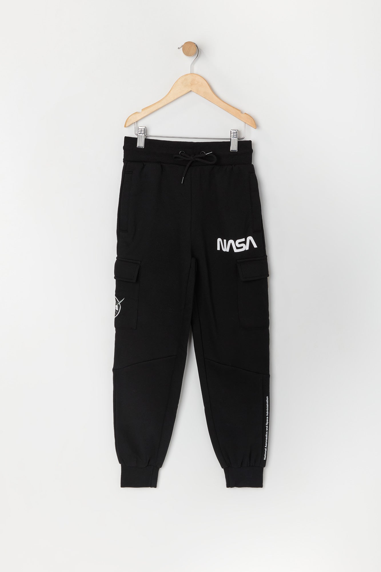 Boys NASA Graphic Fleece Cargo Jogger