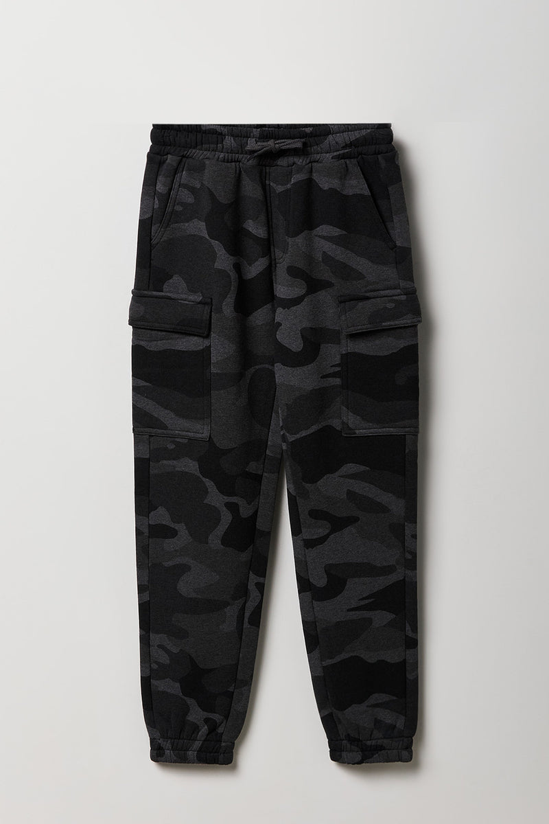 Boys Classic Fleece Cargo Jogger