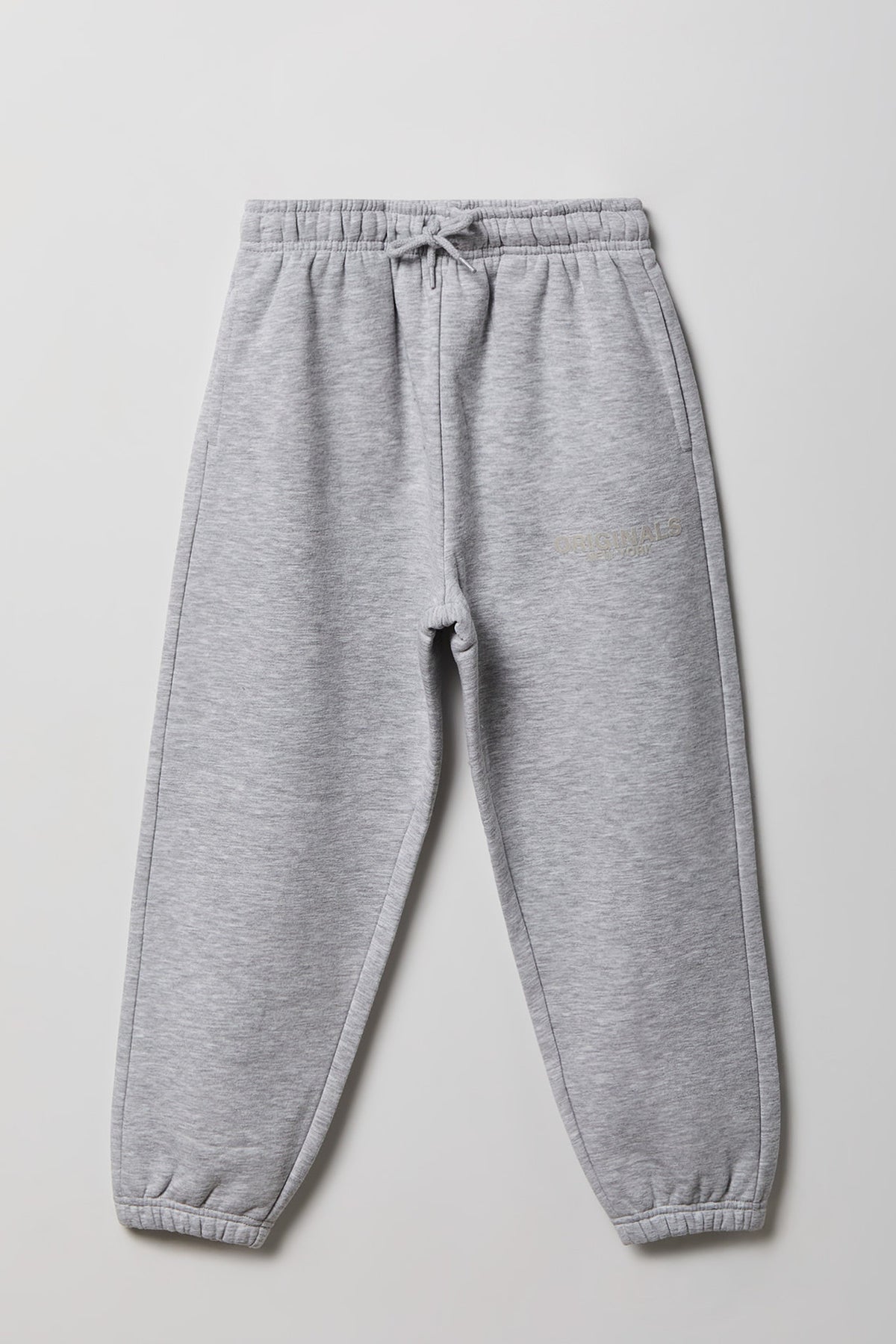 Kids Fleece Sweatpant - Heather Grey
