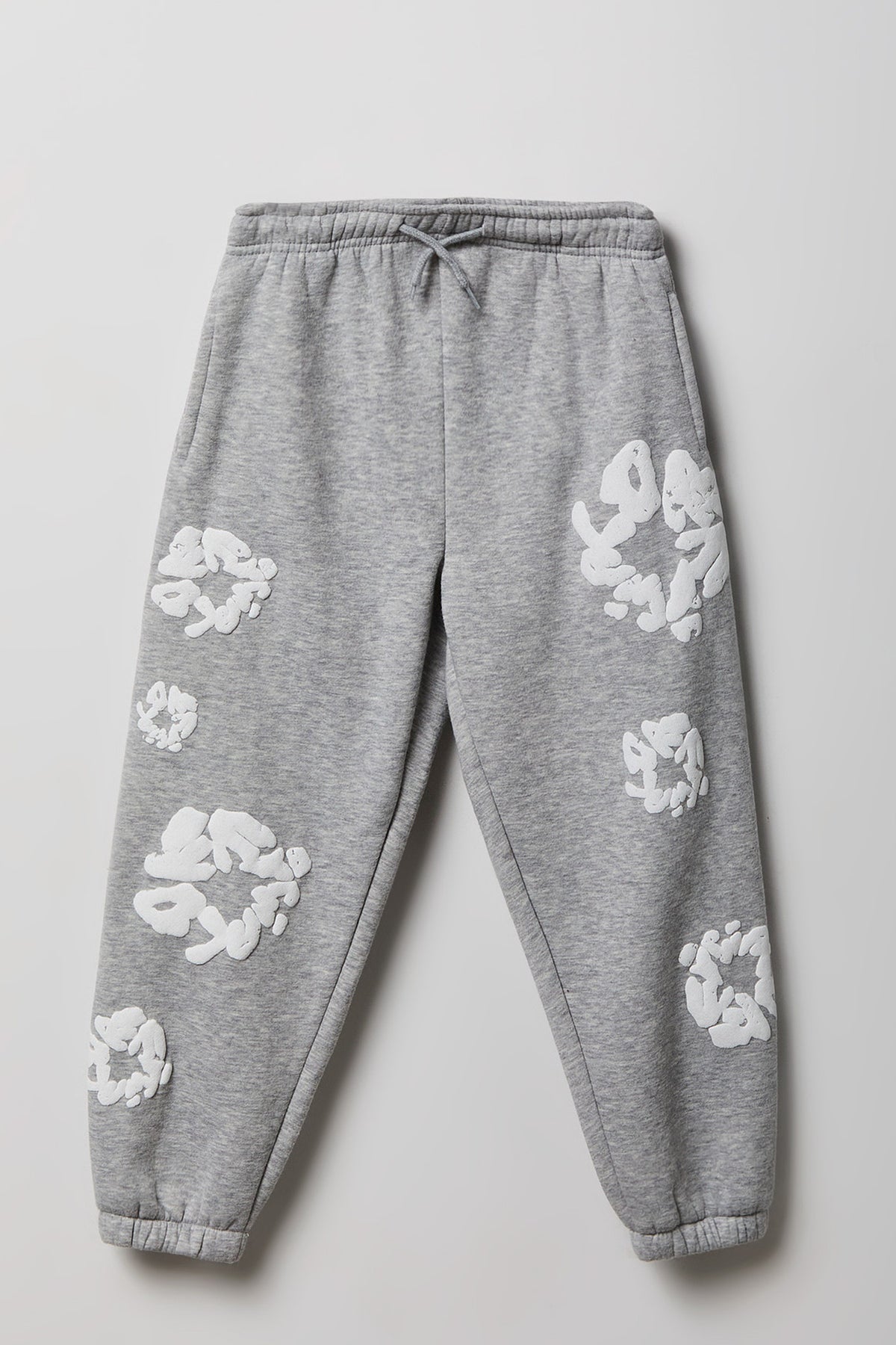 Kids Graphic Fleece Sweatpant - Heather Grey