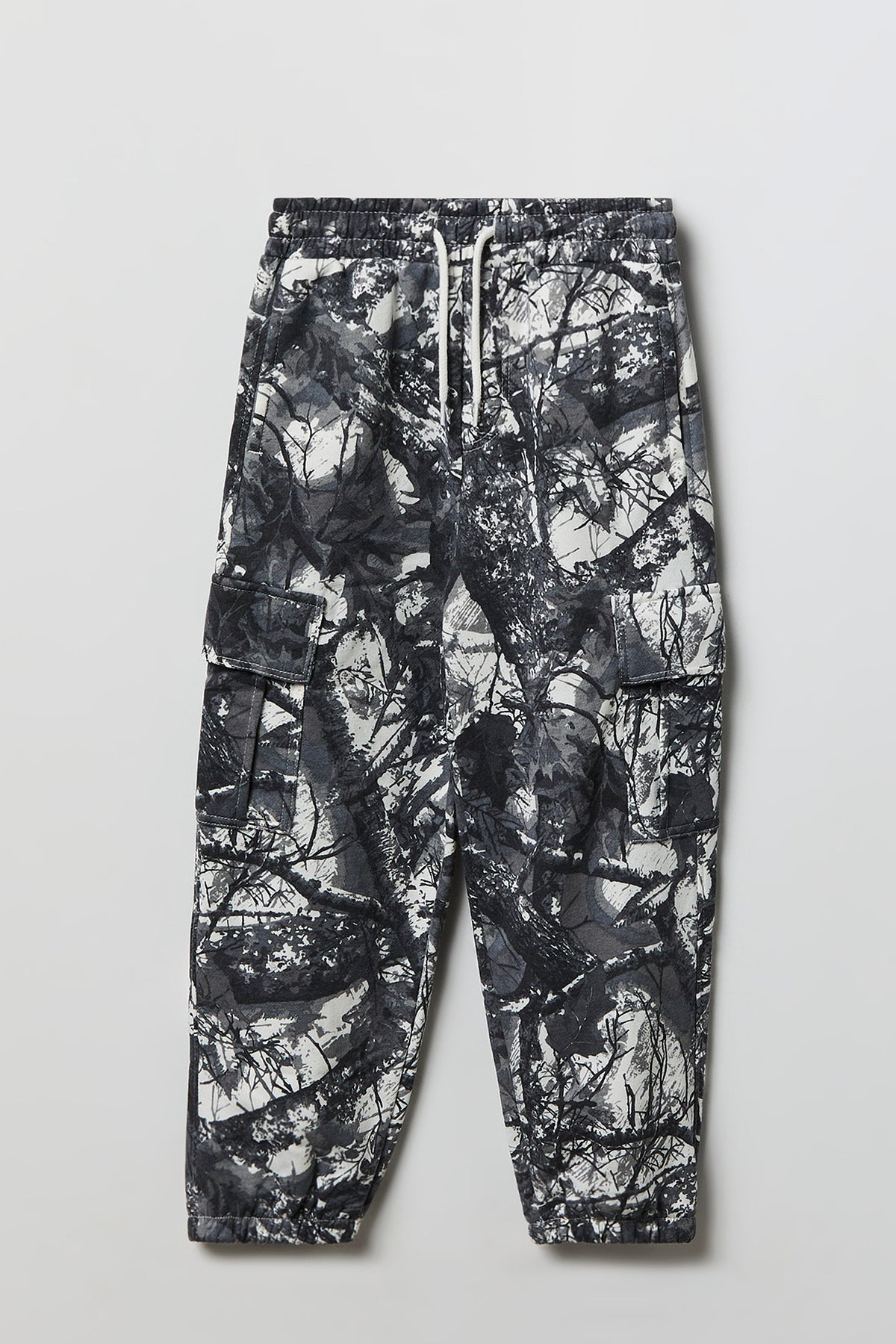Kids Fleece Cargo Jogger - Camouflage
