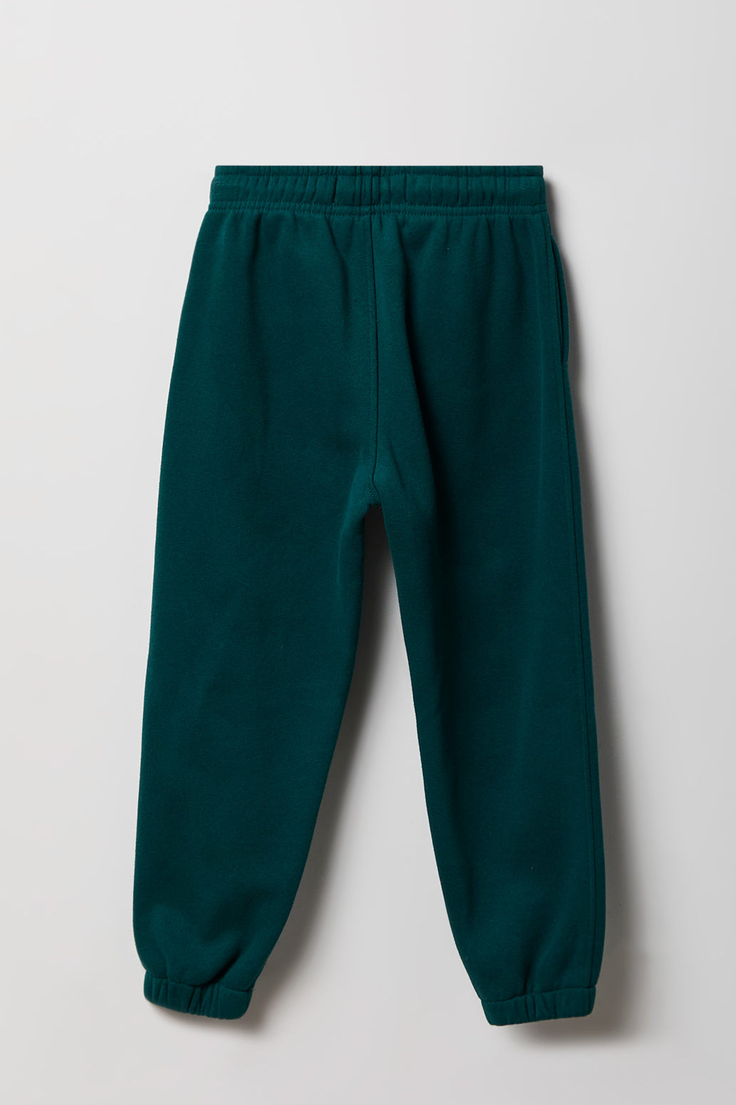 Alt View 2. Kids Embossed Fleece Jogger - Green