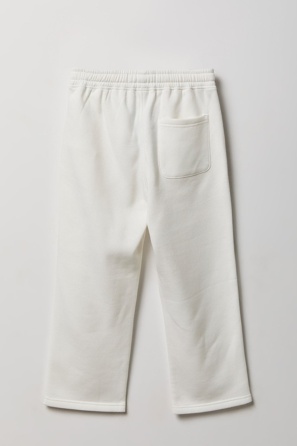 Alt View 2. Kids Print Fleece Sweatpant - White
