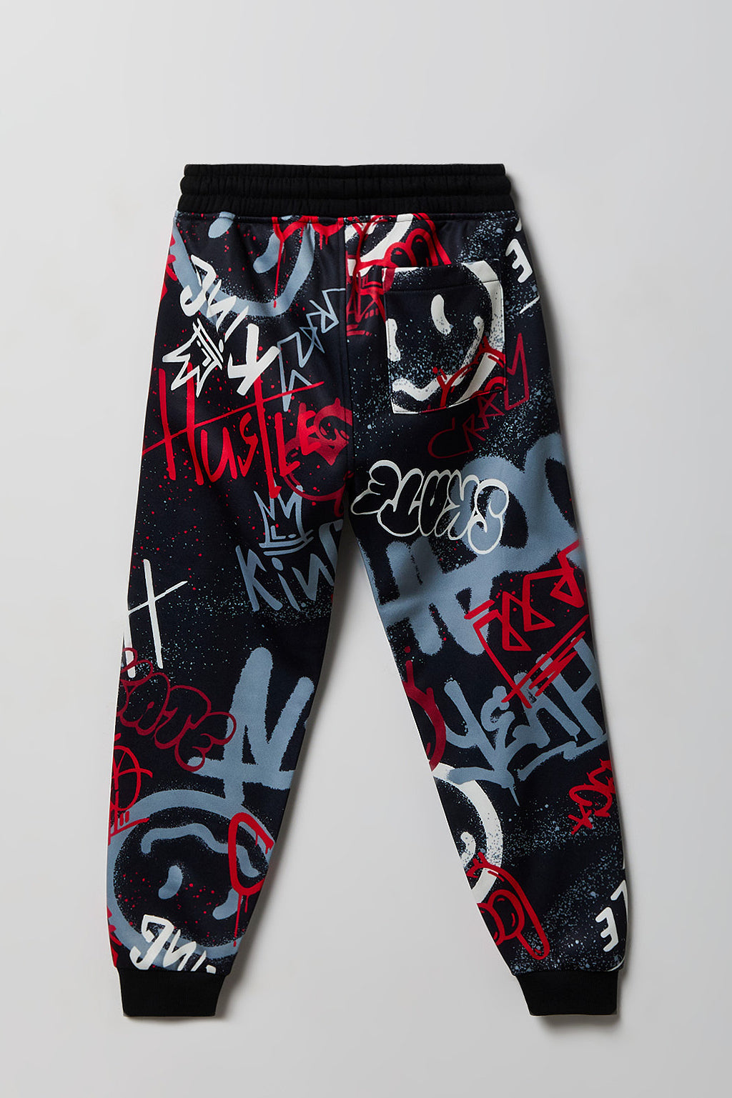 Vue alternative 2. Jogger en molleton à imprimé graffitis pour garçon