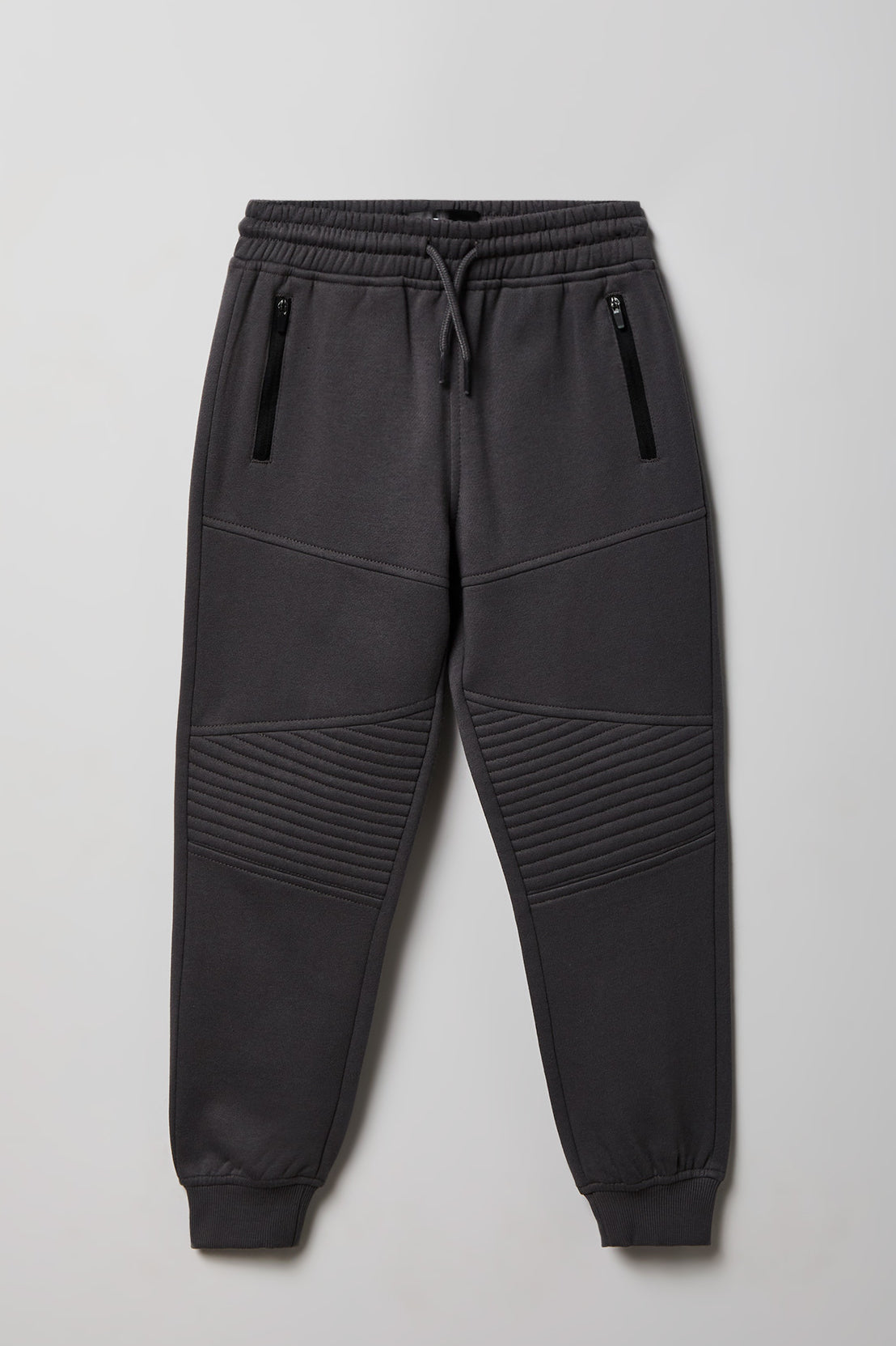 Jogger de style moto en molleton pour garçon