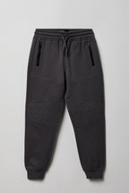 Jogger de style moto en molleton pour garçon
