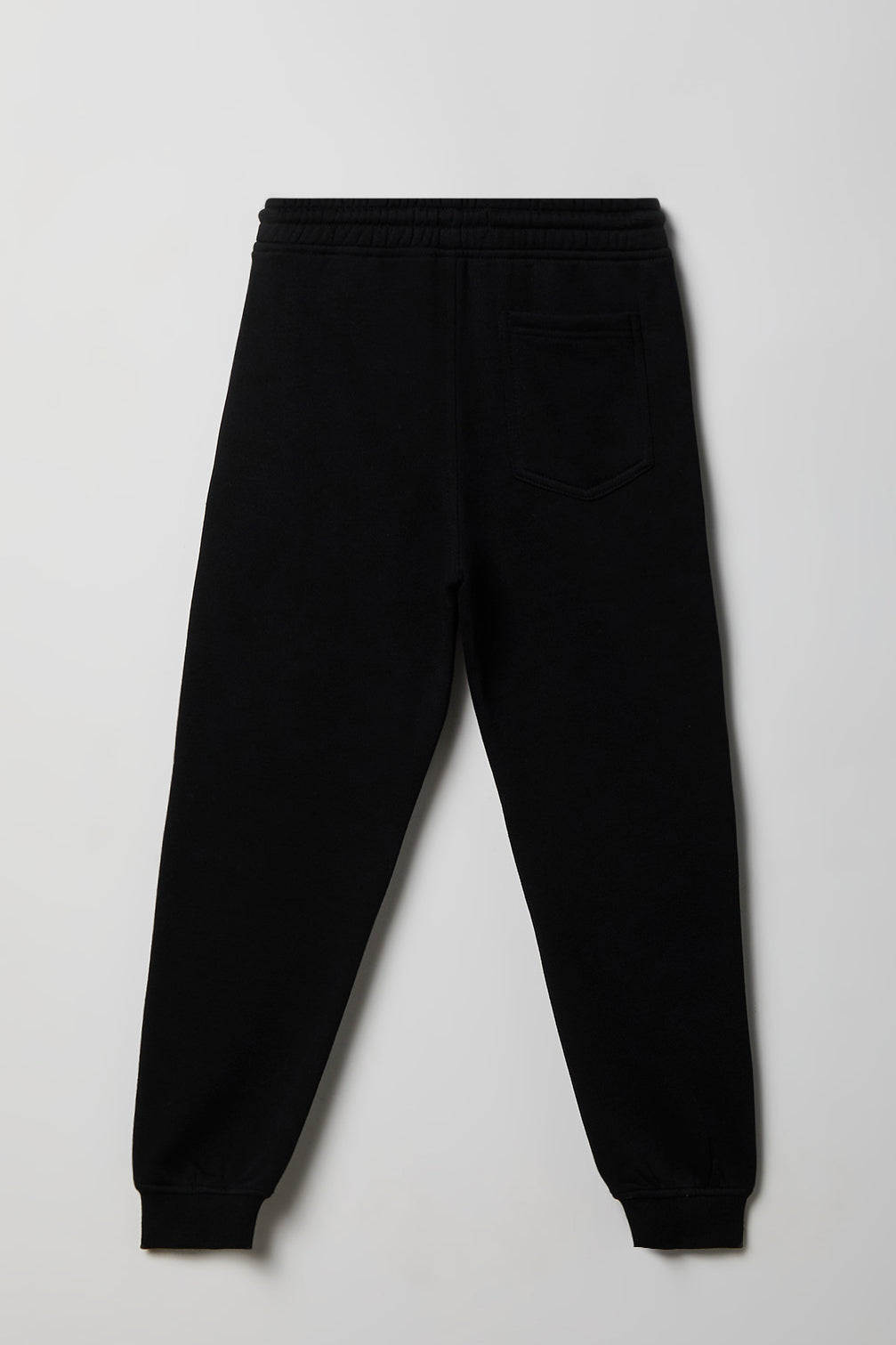 Alt View 2. Kids Fleece Moto Jogger - Black