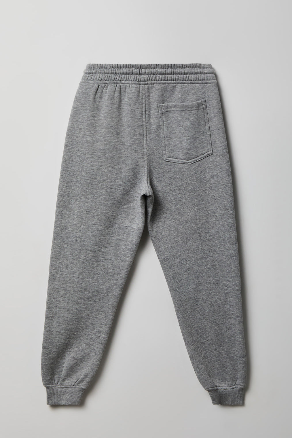 Alt View 2. Kids Fleece Moto Jogger - Heather Grey