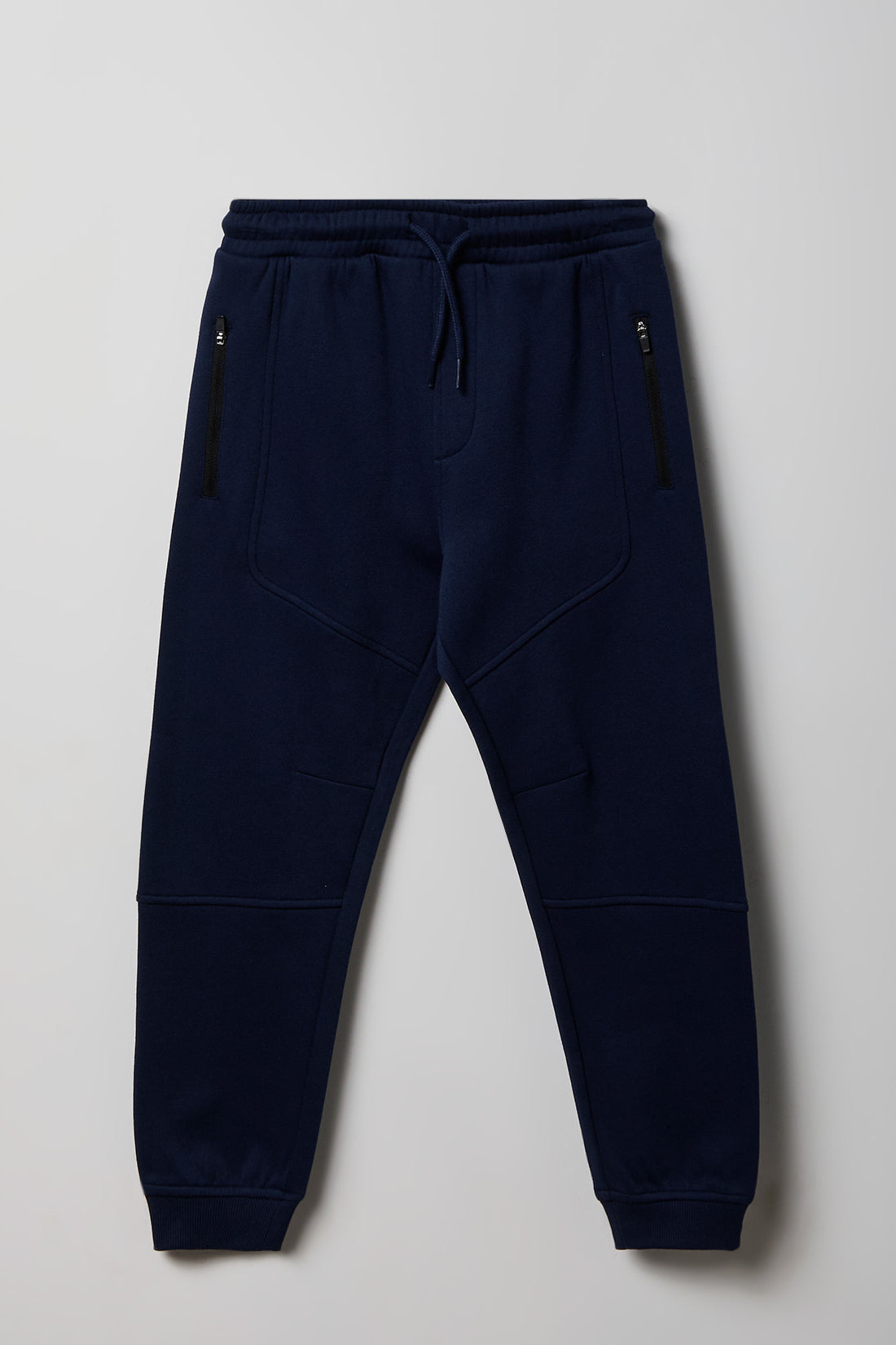 Kids Fleece Zip Pocket Jogger - Navy
