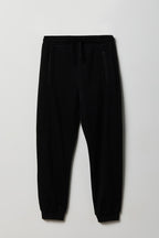 Jogger de style moto en molleton pour enfants