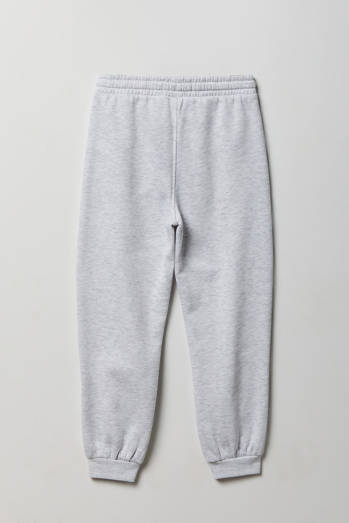 Alt View 2. Kids Fleece Moto Jogger - Heather Grey