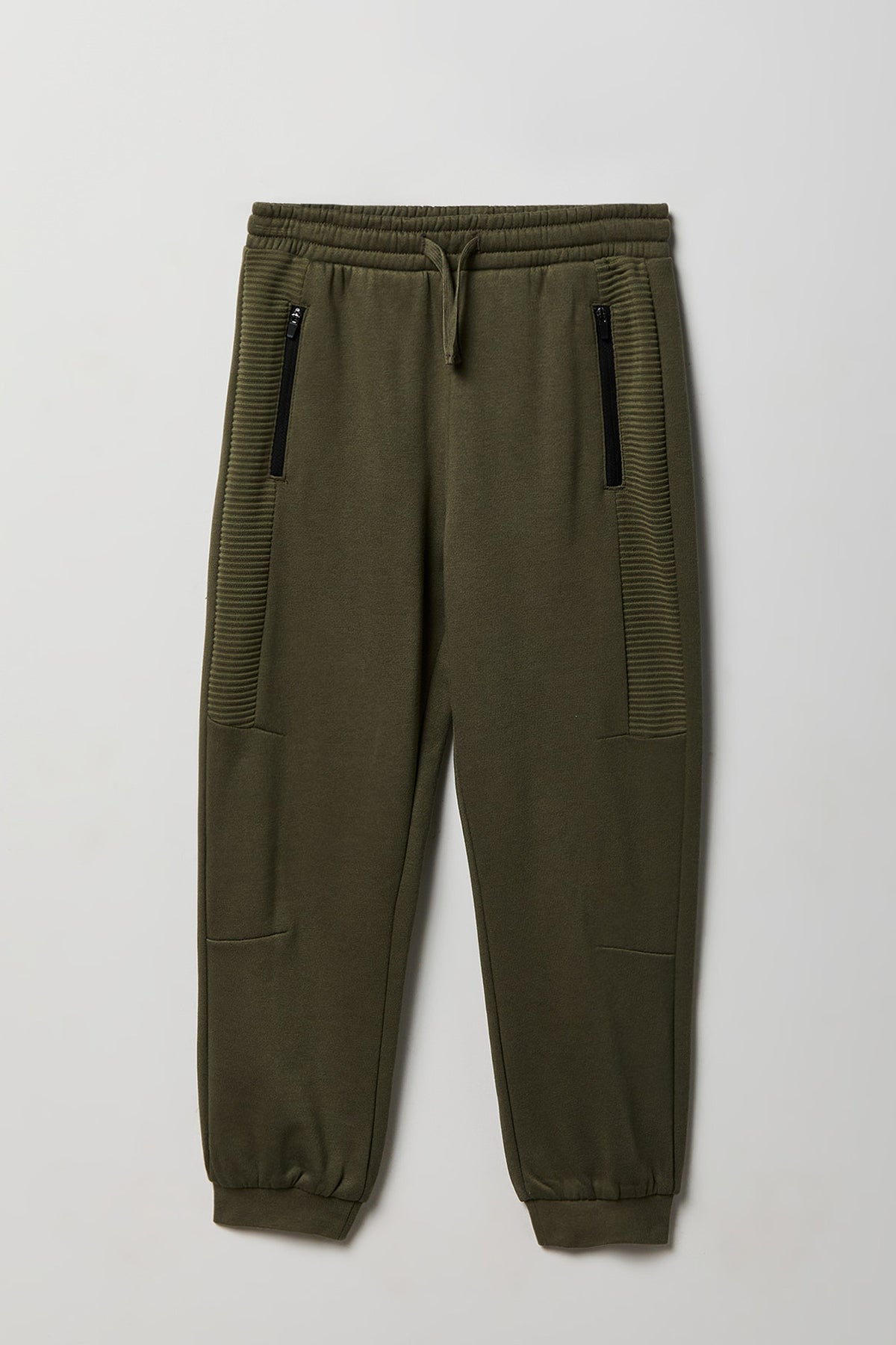 Jogger de style moto en molleton pour enfants