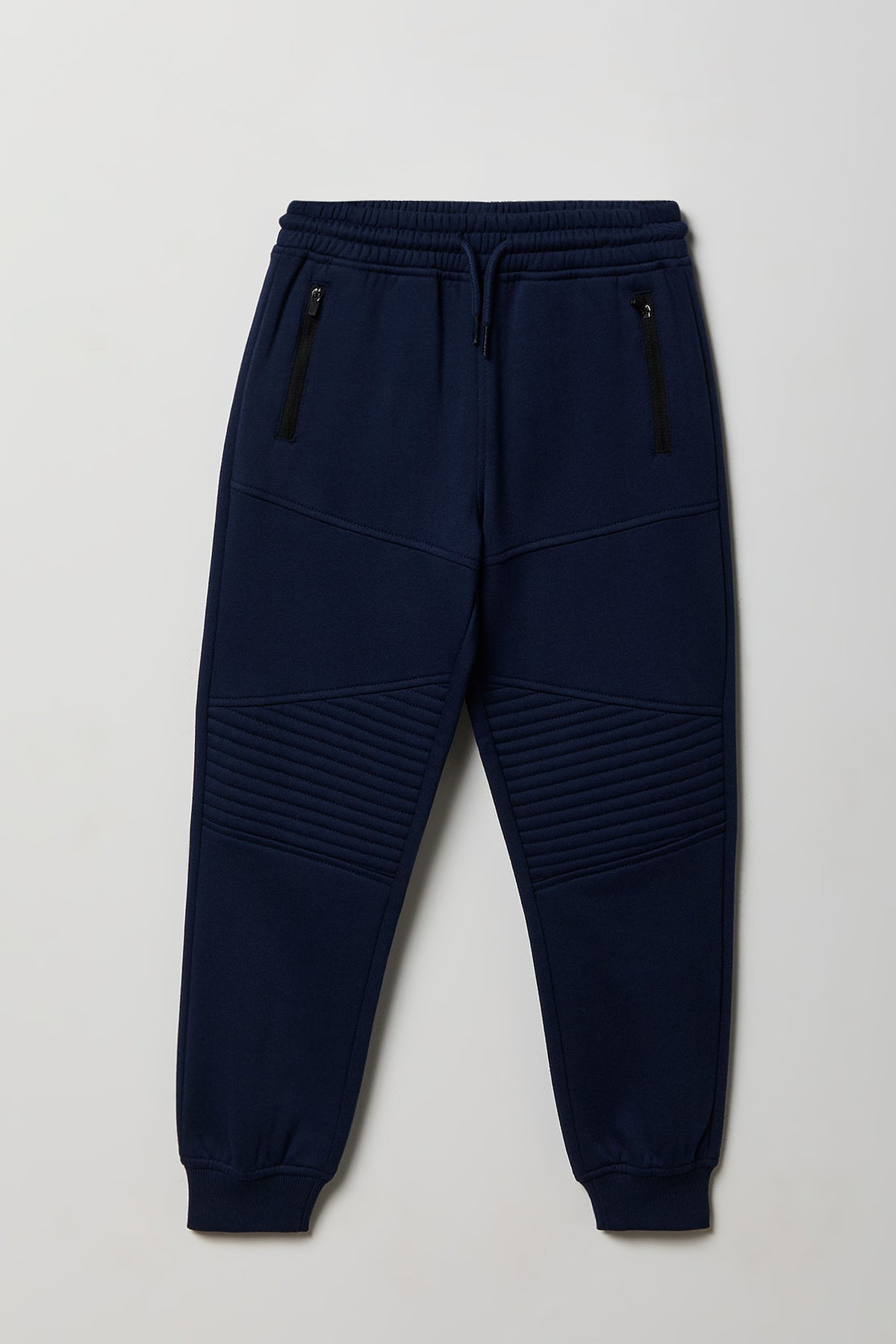 Kids Fleece Moto Jogger - Navy