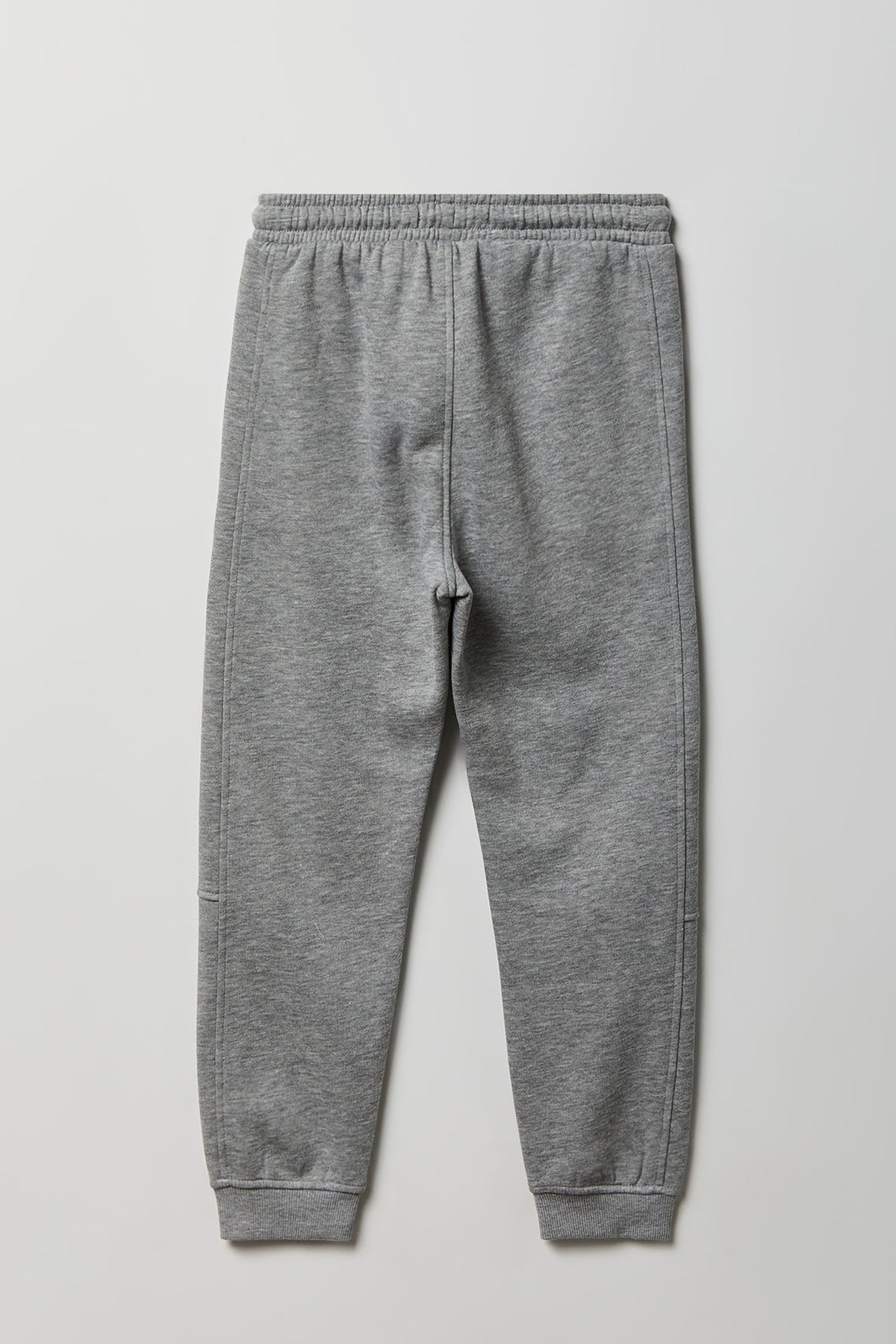 Alt View 2. Kids Fleece Jogger - Heather Grey