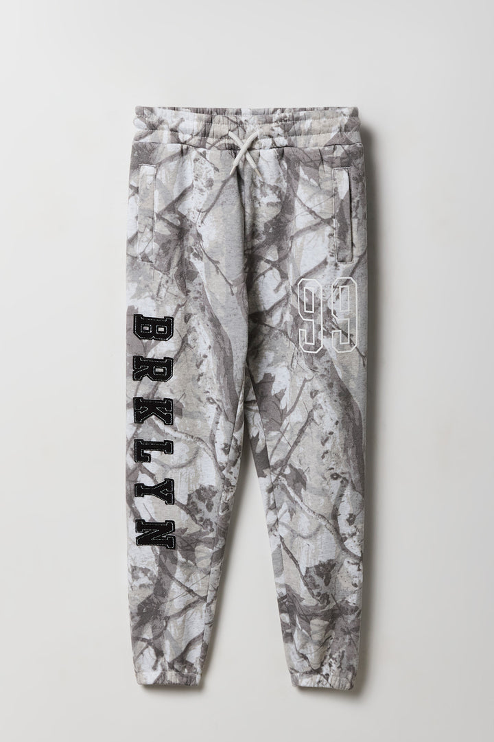 Kids Camo Patch Fleece Jogger