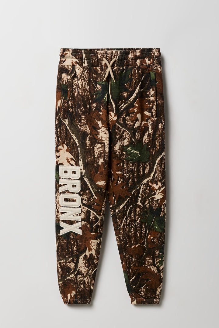 Kids Camo Patch Fleece Jogger