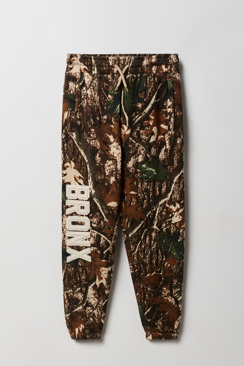 Kids Camo Patch Fleece Jogger