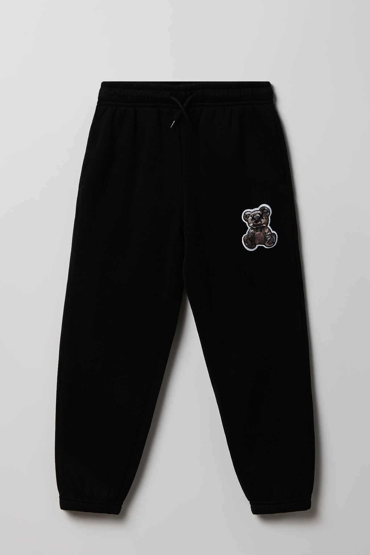 Jogger en molleton avec motif brodé pour enfant
