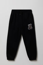 Jogger en molleton avec motif brodé pour enfant