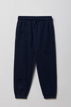 Jogger en molleton avec imprimé Lettres gothiques pour enfants