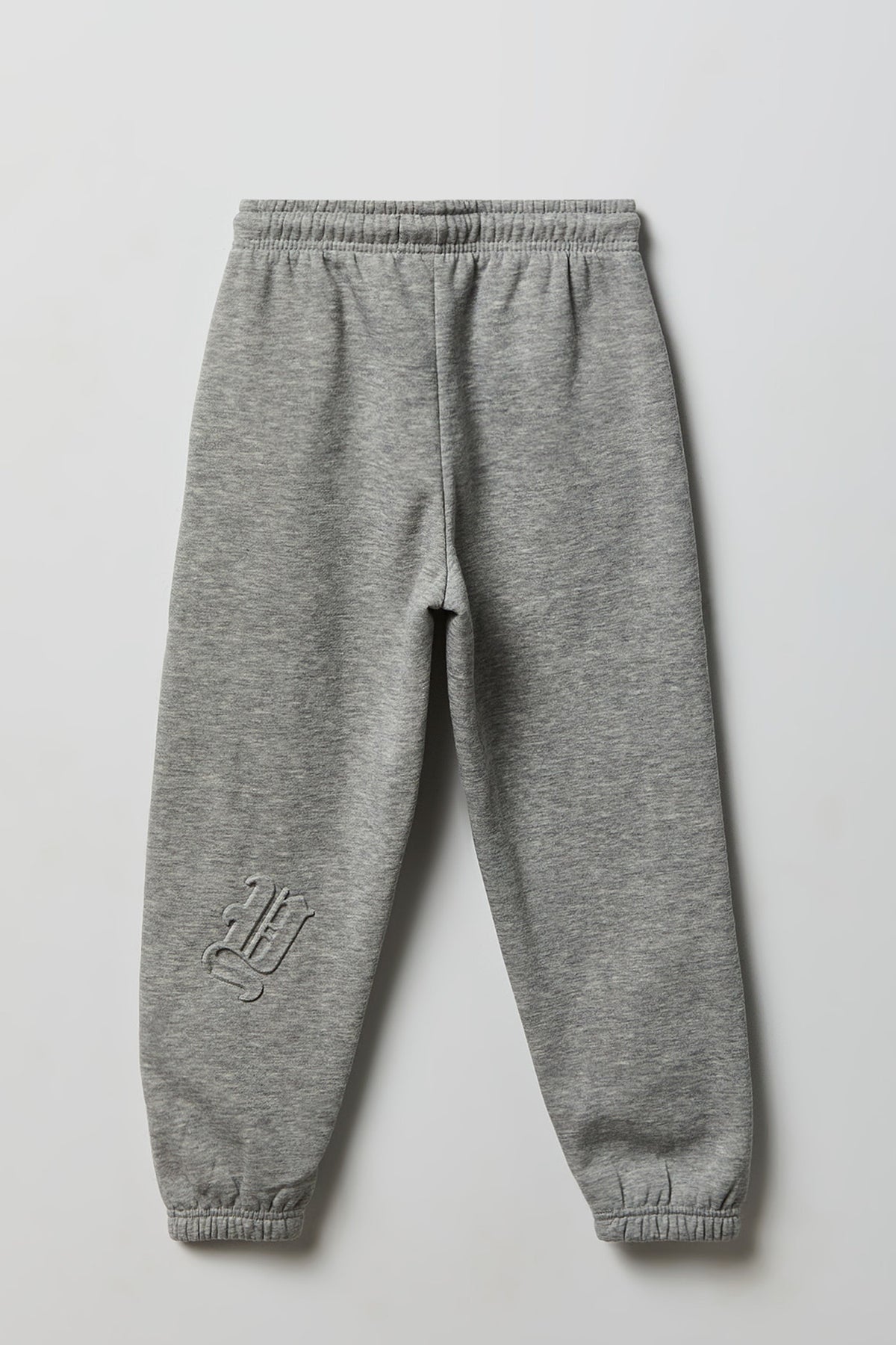Vue alternative 2. Jogger en molleton avec imprimé Lettres gothiques pour enfants