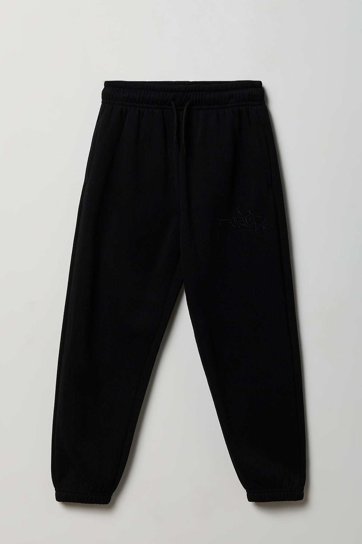 Pantalon d'entraînement en molleton avec motif brodé pour enfant