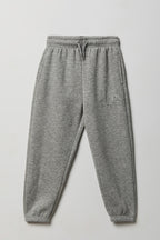 Pantalon d'entraînement en molleton avec motif brodé pour enfant