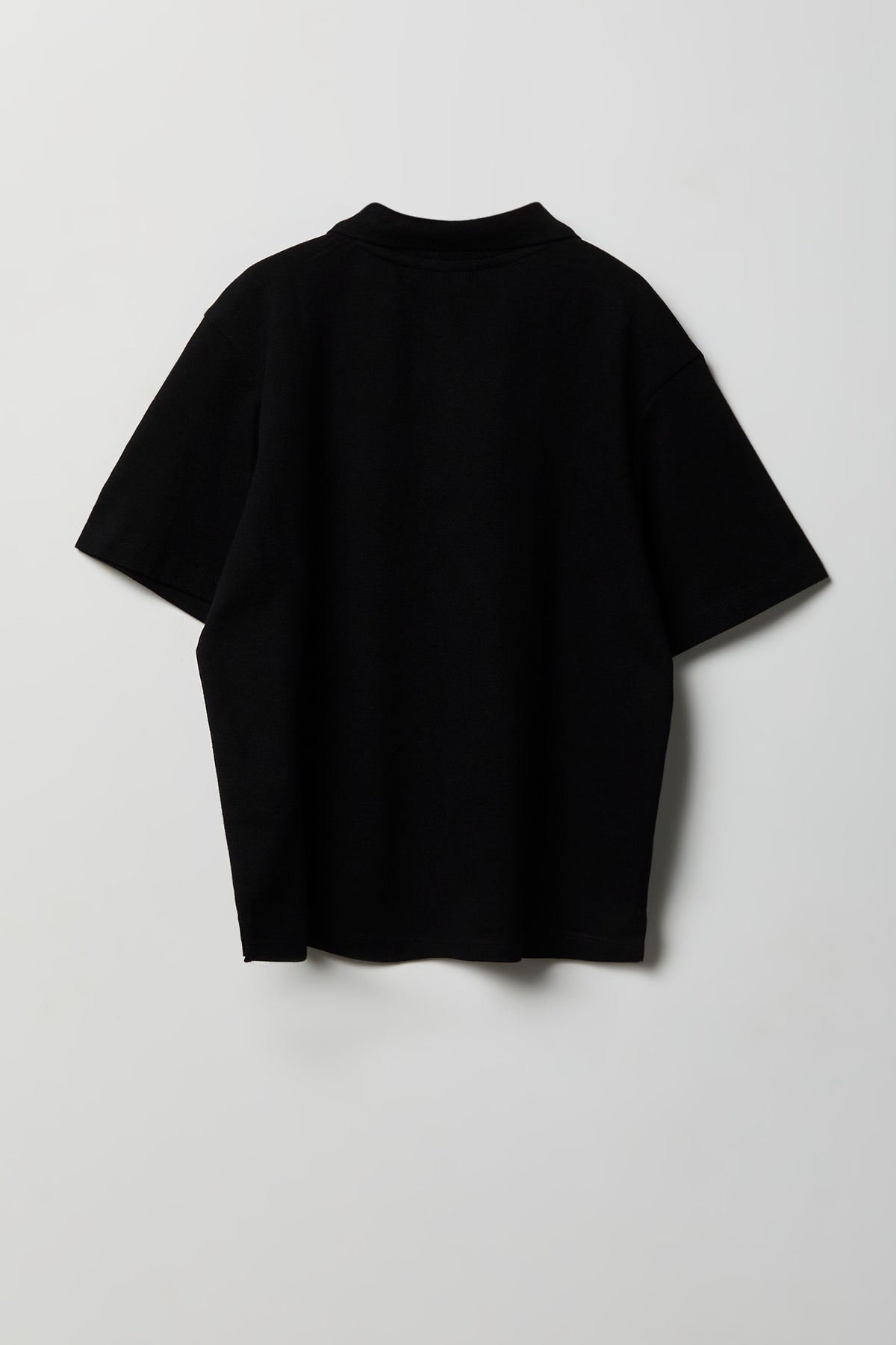 Alt View 2. Boys Polo Top - Black