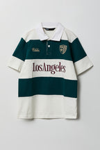 Boys Embroidered Boxy Collared Polo