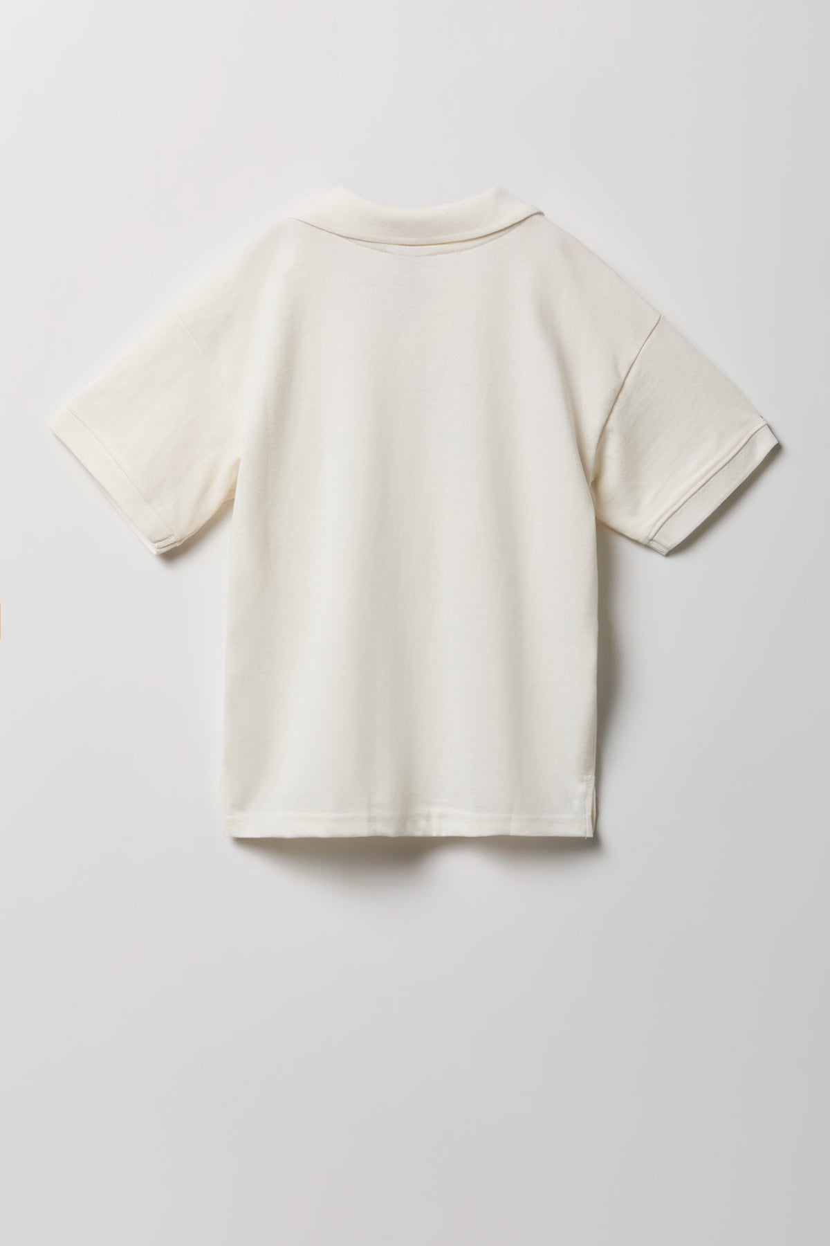 Alt View 2. Boys Johnny Collar Polo - Off White