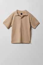 Polo à col Johnny pour garçon