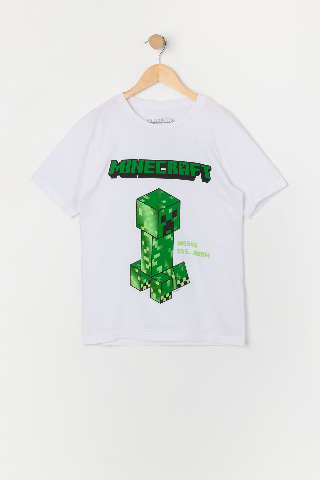 T-shirt Ã  imprimÃ© Minecraft pour garÃ§on