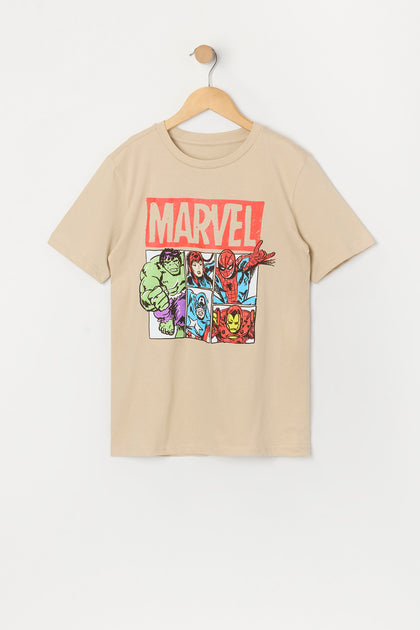 T-shirt à imprimé Marvel pour garçon