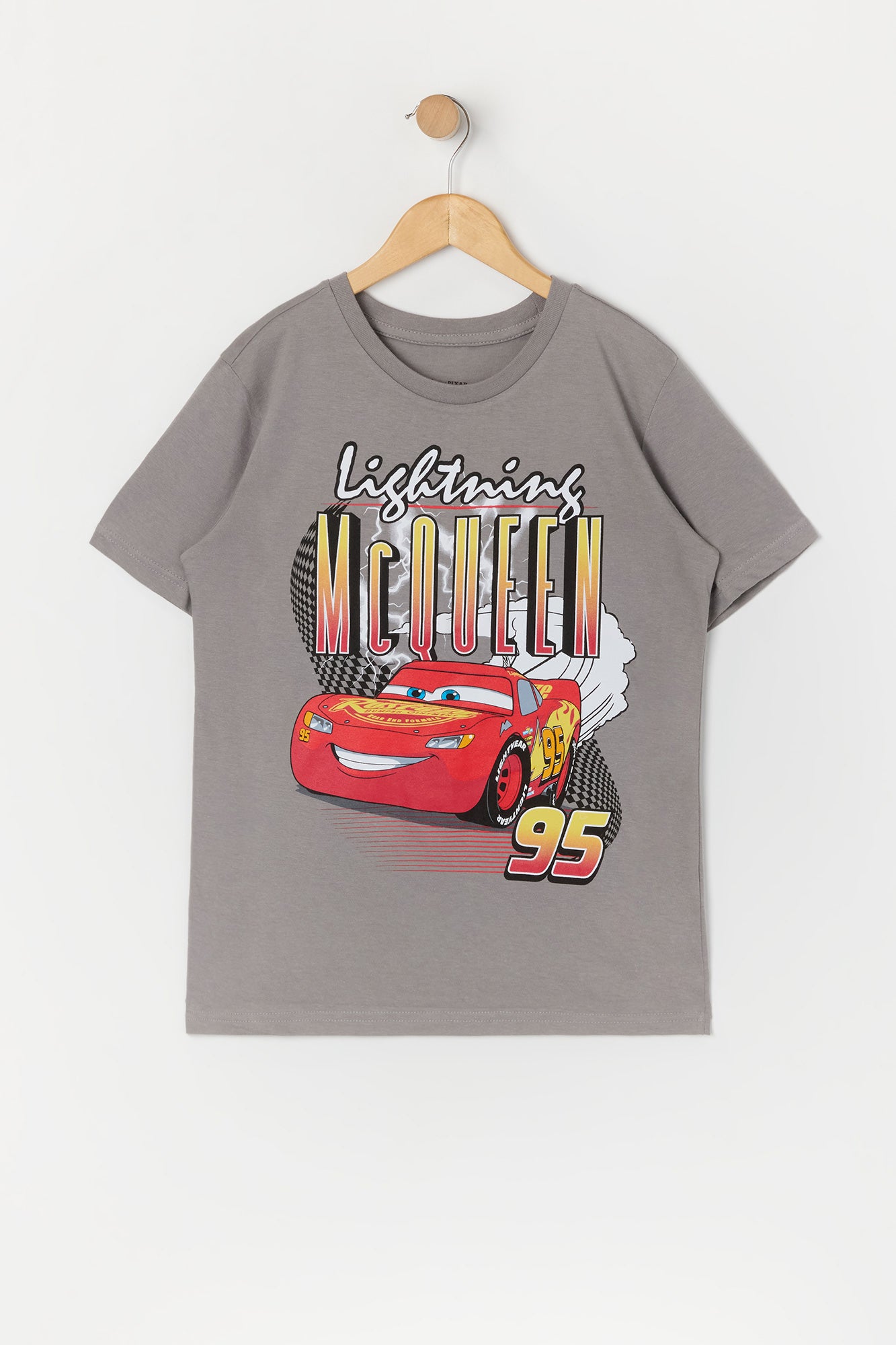 T-shirt à imprimé Lightning McQueen pour garçons