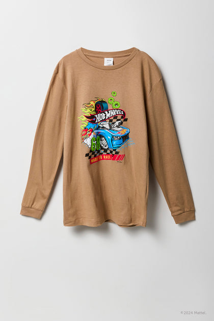 Hot Wheels™ Boys Graphic Long Sleeve Top