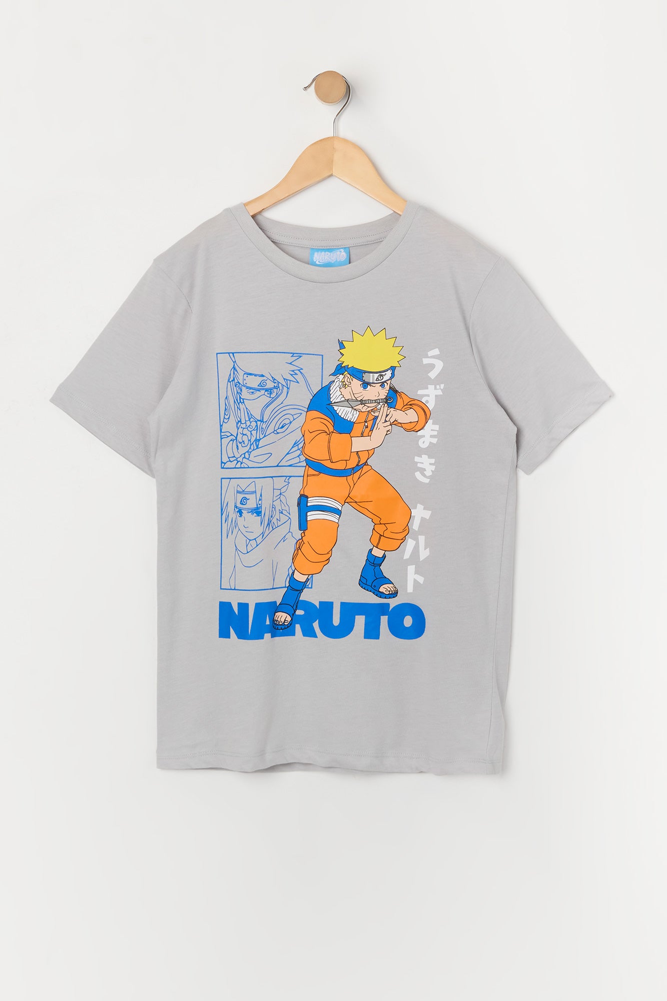 T-shirt à imprimé Naruto pour garçon