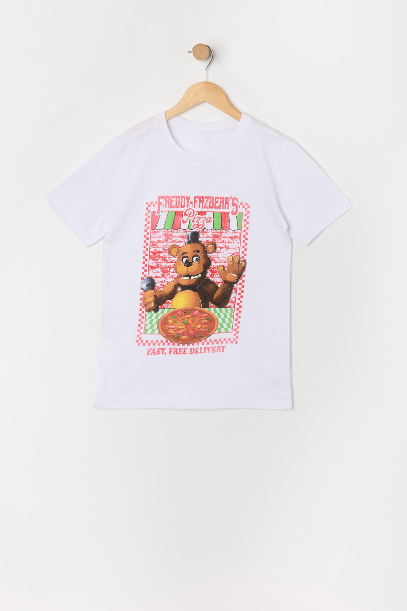 Boys Five Nights at Freddy's Pizza Graphic T-Shirt