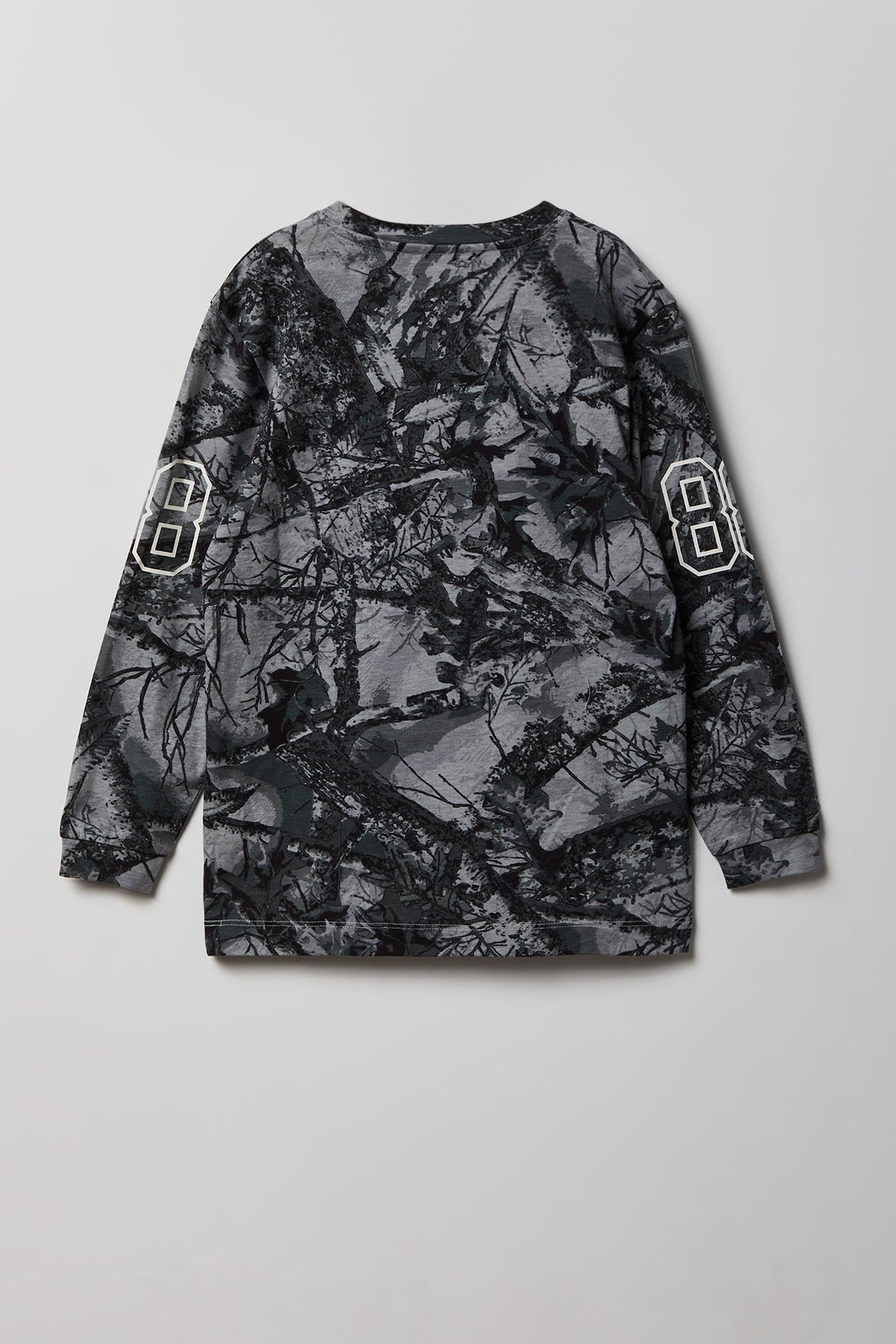 Vue alternative 2. Haut à manches longues avec motif camouflage pour garçon