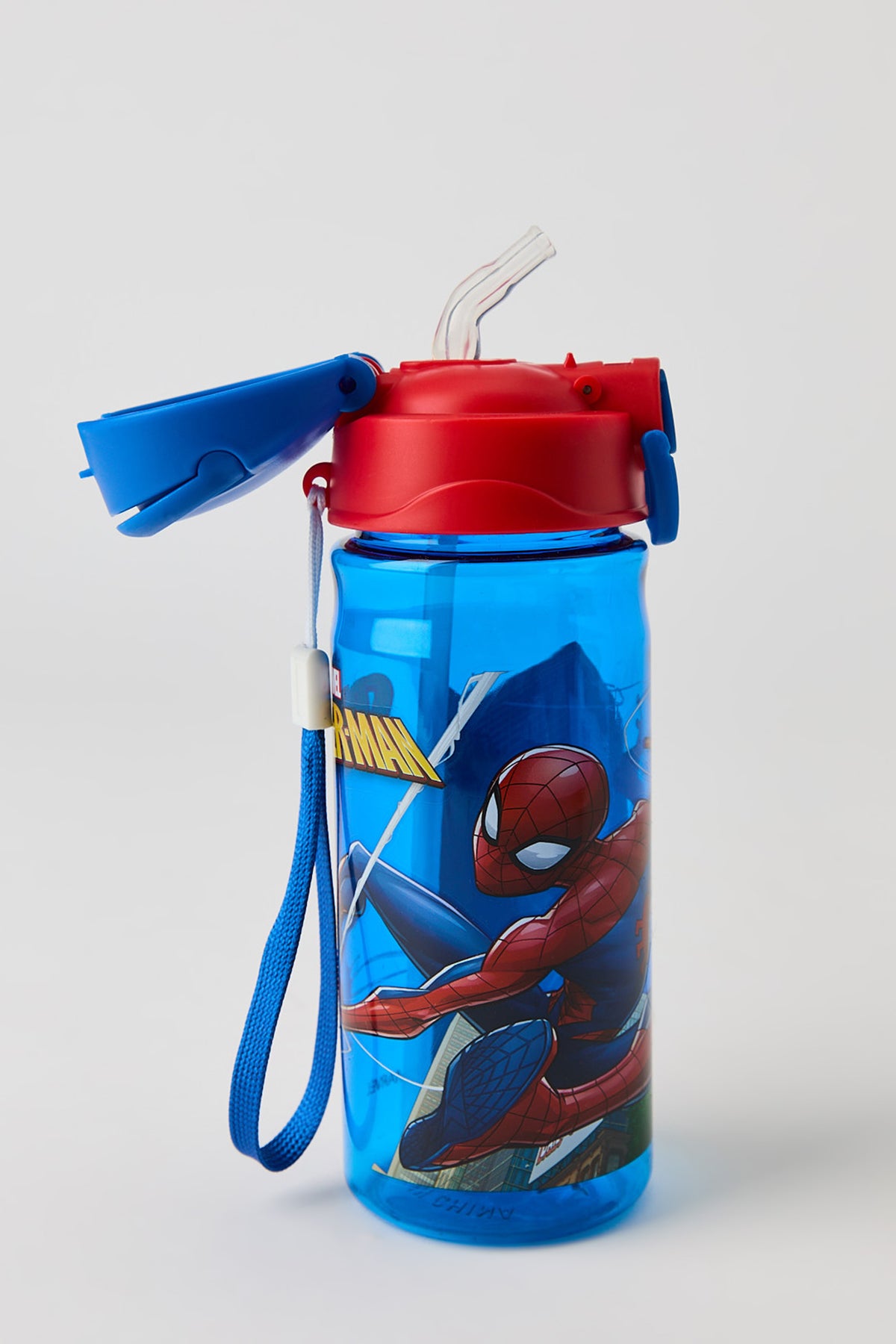 Kids Spider-Man Water Bottle - Blue