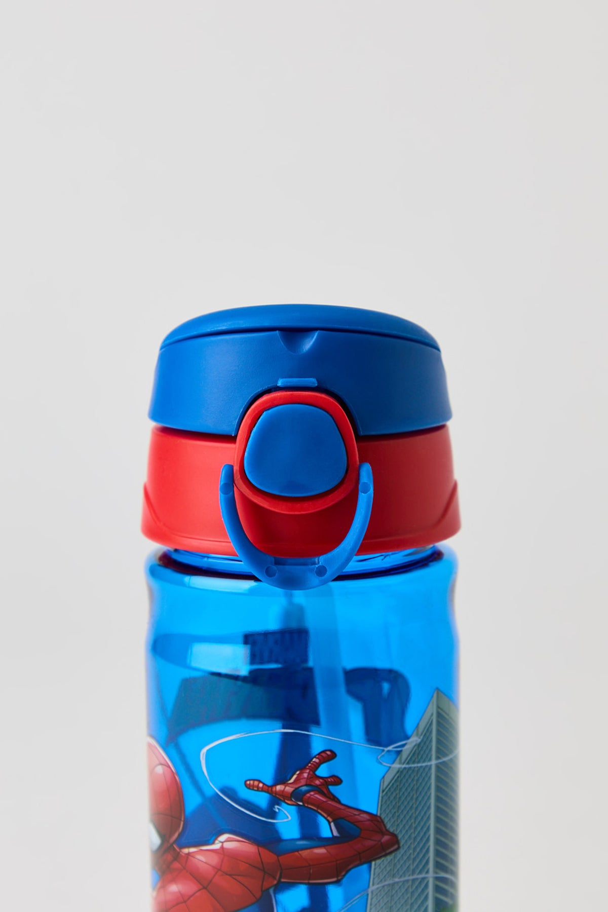 Alt View 2. Kids Spider-Man Water Bottle - Blue