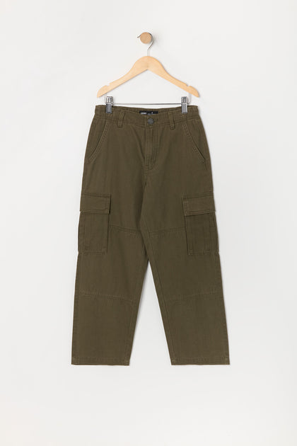 Pantalon cargo à jambe droite pour garçon