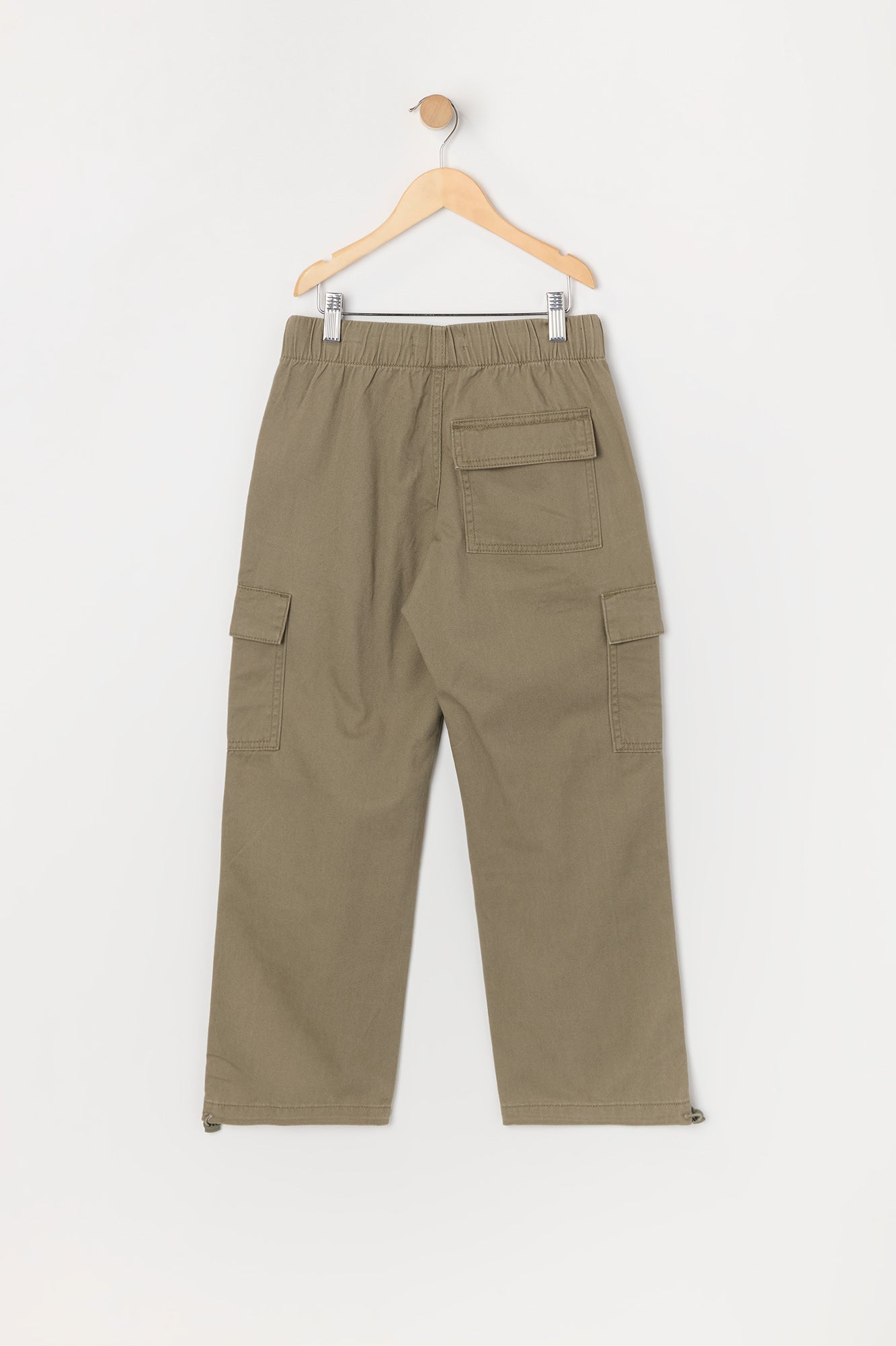 Pantalon cargo parachute avec revers barillets pour garçon