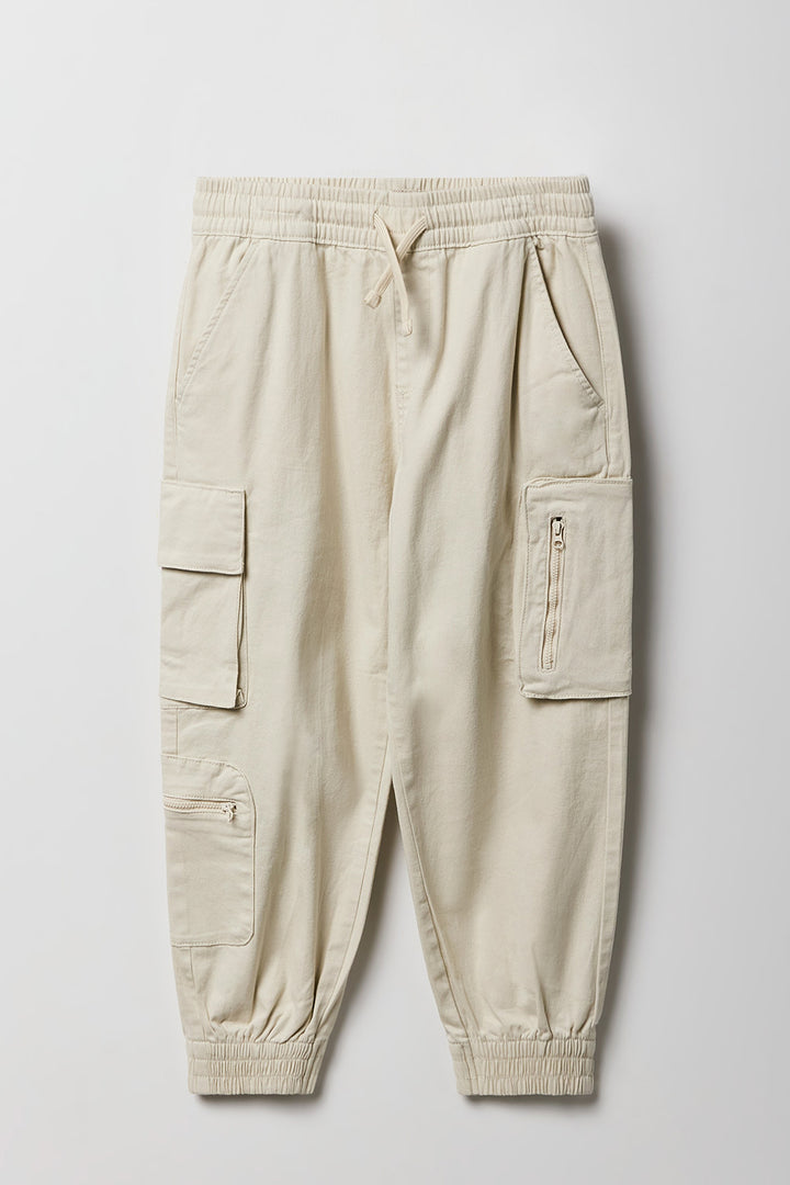 Boys Zip Pocket Cargo Jogger