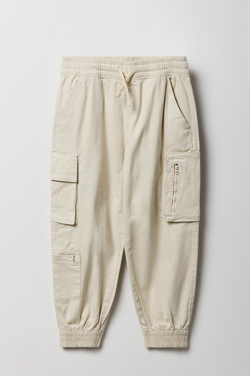 Boys Zip Pocket Cargo Jogger