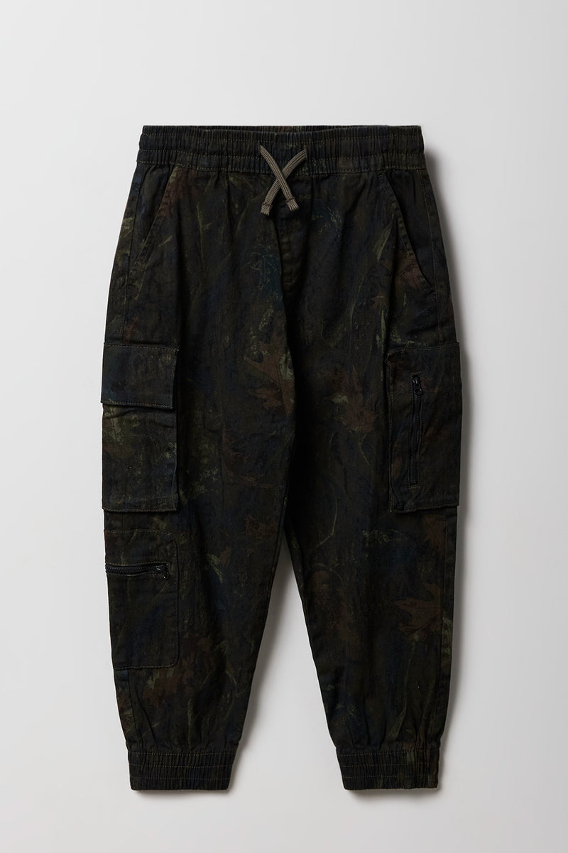 Jogger cargo avec poches à fermeture à glissière pour garçon